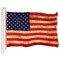G128 Combo Pack: American USA Tea-Stained Flag 3x5 Ft & Bennington 76 Tea-Stained Flag 3x5 Ft | Both LiteWeave Pro Series Printed 300D Polyester, Brass Grommets